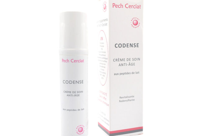 Crème de soin anti-âge CODENSE aux Peptides de Lait - Flacon airless de 50 ml